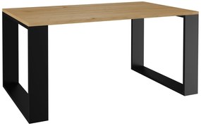 Prostokątna ława kawowa dąb artisan - Renfi 3X