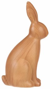 Dekoracja z żywicy poliestrowa Zając, dużafigurka, 12 x 7 x 21 cm
