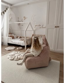 Jasnoróżowy dziecięcy worek do siedzenia Funny Bunny – The Brooklyn Kids