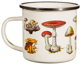 Kremowy emaliowany kubek dla dzieci Vintage Mushroom – Sass &amp; Belle