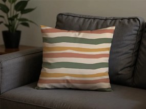 Bawełniana poszewka na poduszkę ZENVIA POLY 45x45 cm, kolorowa