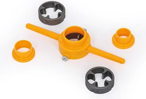 Zestaw narzynek do rur plastikowych, 6 elementów
