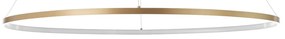 Lampa wisząca w kolorze złota Tomasucci Oval Ring, wys. 92 cm