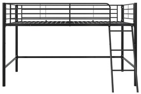 Czarne podwyższone łóżko dziecięce 90x200 cm Jodie – Støraa