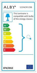 Czarna lampa wisząca z metalowym kloszem ø 24 cm Berceste – Opviq lights