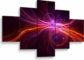 Obraz nowoczesnej abstrakcji (125x70 cm)