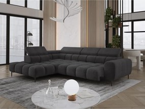 Narożnik PLAZA L Lewostronny z elektryczną regulacją siedziska w tkaninie EDEN 21 WERSAL