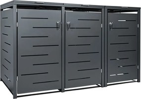 STILISTA Kontener na pojemniki 201 x 80 x 116 cm, antracytow