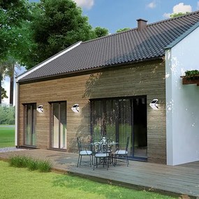 Biały kinkiet zewnętrzny z czujką ruchu - 1.5W L2-Z92