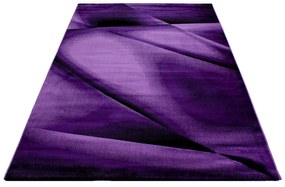 Dywan nowoczesny Miami fioletowo-czarny 240 cm x 340 cm