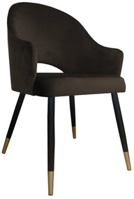 Krzesło obrotowe Velvet podstawa czarno-złota MG05