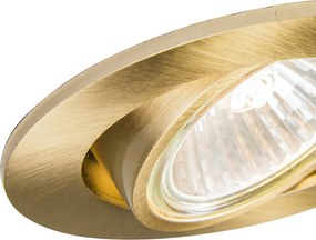 Inteligentny reflektor wpuszczany, złoty, z możliwością przechylania, z Wifi GU10 - Cisco