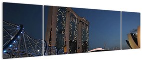 Obraz nowoczesnej metropolii (170x50 cm)