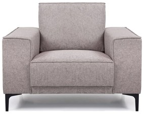 Szarobrązowy fotel Scandic Copenhagen Gusto