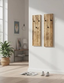 Komplet drewnianych wieszaków na płaszcze R4-N35