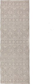 Szaro-beżowy chodnik odpowiedni do prania 78x230 cm Lucia – Flair Rugs