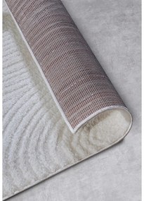 Kremowy chodnik 80x240 cm Chappe Cream White – Elle Decoration