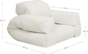 Fotel rozkładany Karup Design Hippo Dark Grey