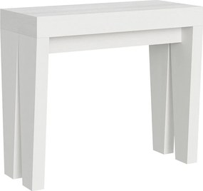 Konsola rozkładana 90x40/196 cm Spimbo Small Frassino biała