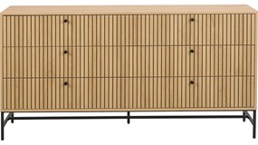 Komoda w dekorze dębu w naturalnym kolorze 158x80x40 cm Albany – Actona