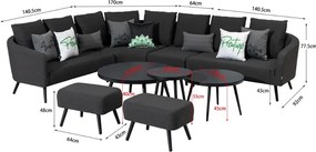 Doppler MELIA LIKA-TEX® antracyt