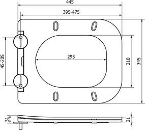 Mexen Teo deska wolnoopadająca slim, duroplast, cappuccino mat - 39840064