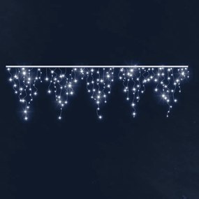 Kurtyna LED tworząca geometryczny wzór