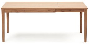 Rozkładany stół z dodatkowym blatem w dekorze dębu 80x120 cm Yain – Kave Home
