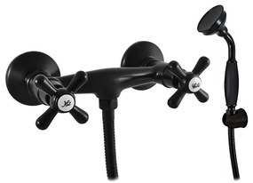 RAV Slezák MK180.5 - Zestaw prysznicowy z baterią MORAVA czarny mat