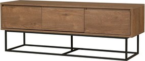 Stolik pod telewizor Milo Walnut and Black I, M