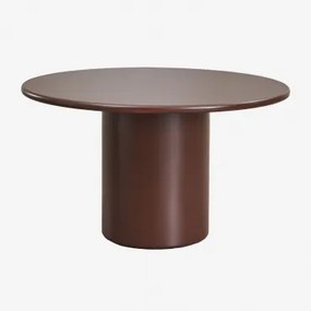Stół Jadalny Rodeo Okrągły Mdf Brązowy Coffee & Ø130 Cm - Sklum