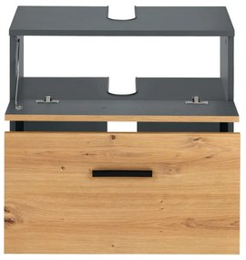 Szafka pod umywalkę w dekorze dębu 55x35 cm Malika – Støraa