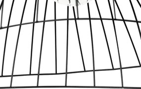 Designerska lampa wisząca czarna 60 cm - Pua