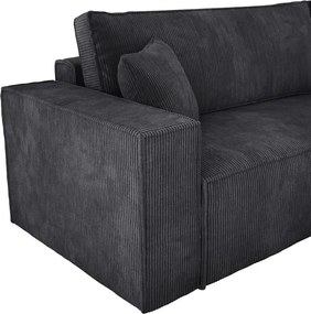 Narożnik POSO XL Prawostronny zestaw z poduszkami wolnostojący tkanina POSO 34 WERSAL