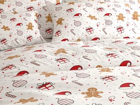 PrzytulneMieszkanie.pl PrzytulneMieszkanie.pl Bawełniana pościel GINGER JOY biała Rozmiar pościeli: 70 x 90 cm | 140 x 200 cm