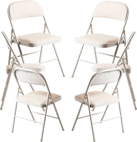 Zestaw 6 krzese skadanych na eventy Pad