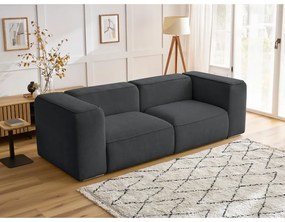 Ciemnoszara sofa 255 cm Zephyr – Bobochic Paris