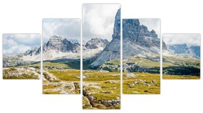 Obraz - Włoskie Dolomity (125x70 cm)