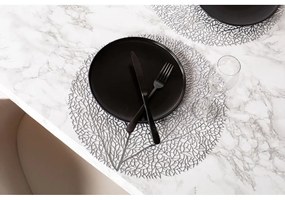 Mata stołowa w kolorze srebra Tiseco Home Studio, ⌀ 38 cm