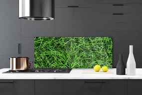 Panel Szklany do Kuchni Soczysta Zielona Trawa