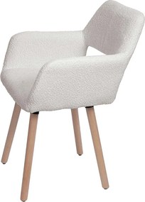 Krzesło do jadalni MCW-A50 II (zestaw 6 sztuk),  kremowe