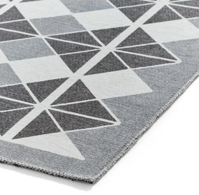 Szary chodnik odpowiedni do prania 61x170 cm Victoria Dark – Think Rugs