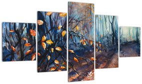 Obraz - Promienie jesiennego słońca (125x70 cm)