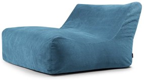 Niebieski sztruksowy worek do siedzenia Sofa Lounge – SLOWDOWN