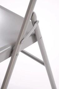 Krzesło metalowe K565 szare składane HALMAR