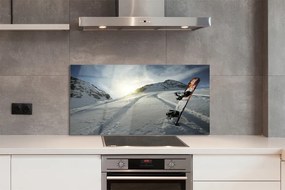 Panel nad Blat Kuchenny Snowboard w Zimowych Górach