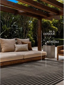 Czarny/kremowy dywan odpowiedni na zewnątrz 120x170 cm Haringey Linley – Ted Baker