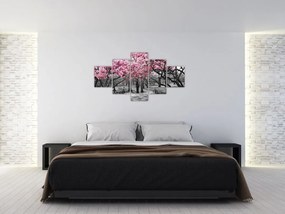 Obraz drzew magnolii (125x70 cm)