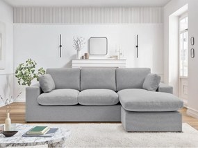 Jasnoszary narożnik Belair – Bobochic Paris