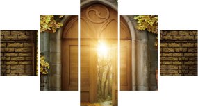 Obraz - Brama w lesie (125x70 cm)